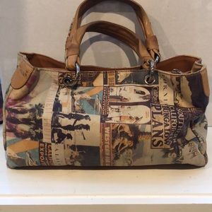 CEONI PIERO VINTAGE LEATHER SATCHEL